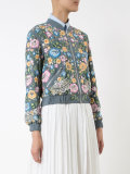 floral bomber jacket