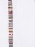 striped trim babygrow set