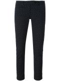 polka dots skinny trousers