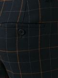 cropped checked trousers