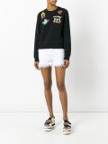 embroidered patch sweatshirt 