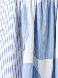 stripe panel skirt 