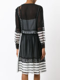 contrast panel dress