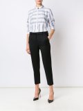 contrast stripe shirt