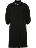 embellished buttoned coat