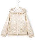 hooded quilted jacket