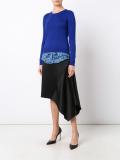 lace hem sweater 