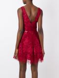 floral lace mini dress
