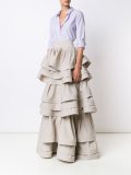 three layer ruffle skirt