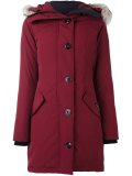 hooded mid coat