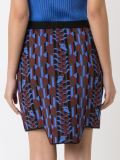 printed knit skirt