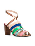 strappy block heel sandals 