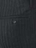 jacquard tapered trousers