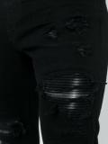 distressed effect skinny jeans