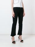cropped flared jeans