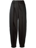 pleated loose-fit trousers