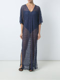 v neck kaftan