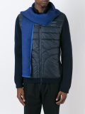 contrast trim scarf