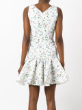 floral flared dress