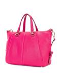 contrast stitching tote bag