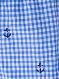 gingham check swim shorts