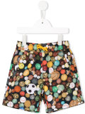 printed swim shorts