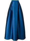 pleat detail full skirt