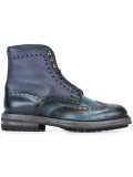 camouflage quarter brogue boots