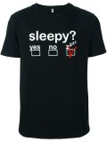 'sleepy'印花T恤