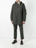 checked parka