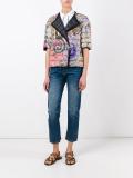 three-quarters sleeve padded jacket