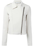 asymmetric zip biker jacket