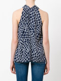 halterneck blouse