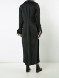 box pleat cardi-coat