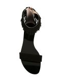 fringed cuff sandals