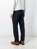 pleat detail chino trousers