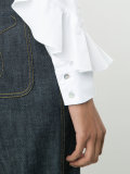 ruffled sleeves shirt 