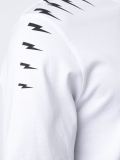 lightning bolt print T-shirt