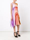 flared round rainbow dress
