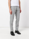 slim-fit tailored trousers