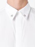 star collar tip shirt