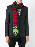 alien print scarf