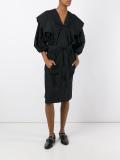asymmetric V-neck dress