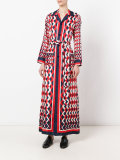 geometric shirt dress