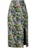 floral print pencil skirt 