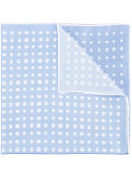 polka dot checked scarf 