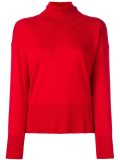 slit detail knitted jumper