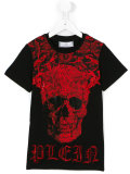 skull logo embellished T-shirt