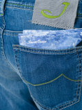 stretched slim-fit jeans