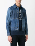patchwork denim jacket